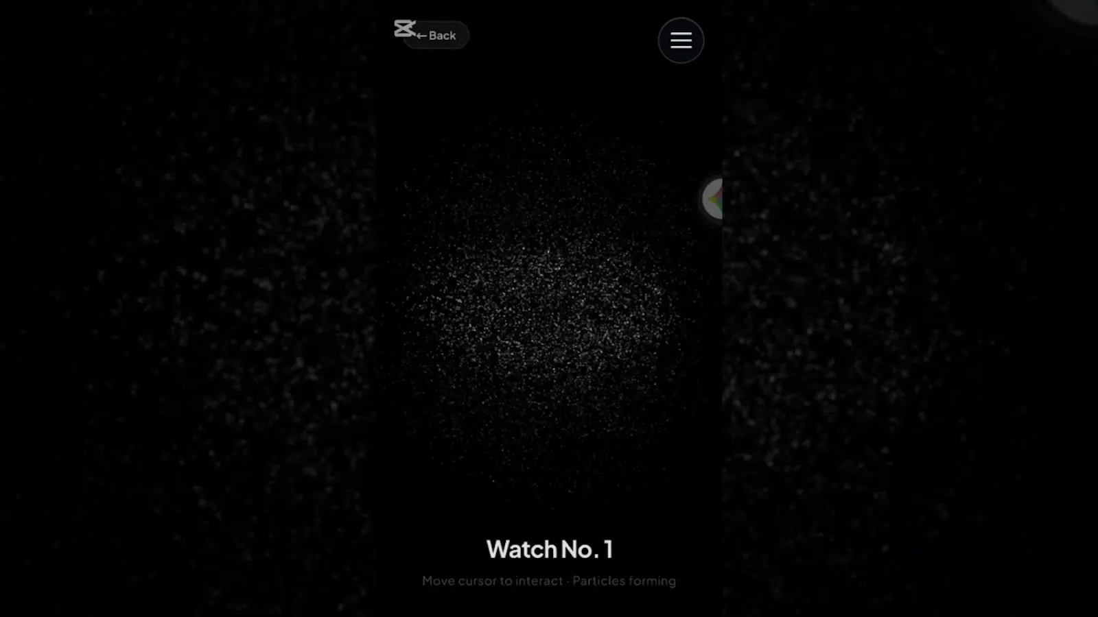 React Three.js 3D Particle Engine screenshot 1 (video preview)