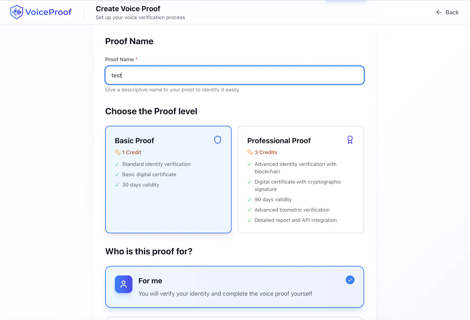 Voiceproof.ai screenshot 6