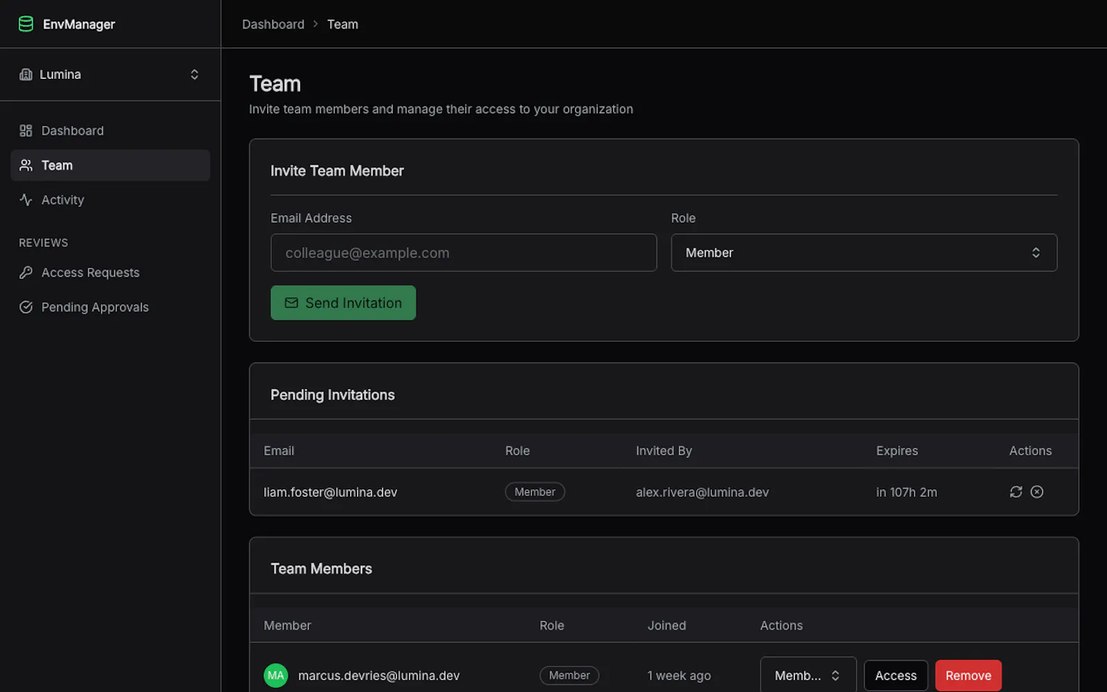 EnvManager screenshot 3