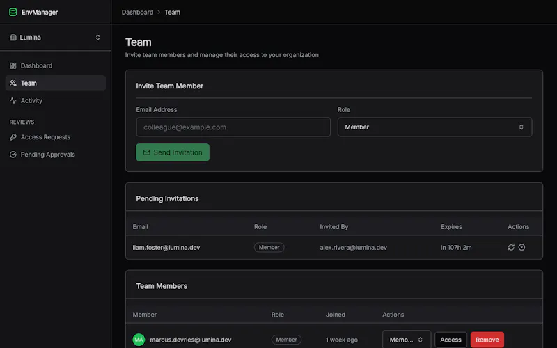 EnvManager screenshot 3