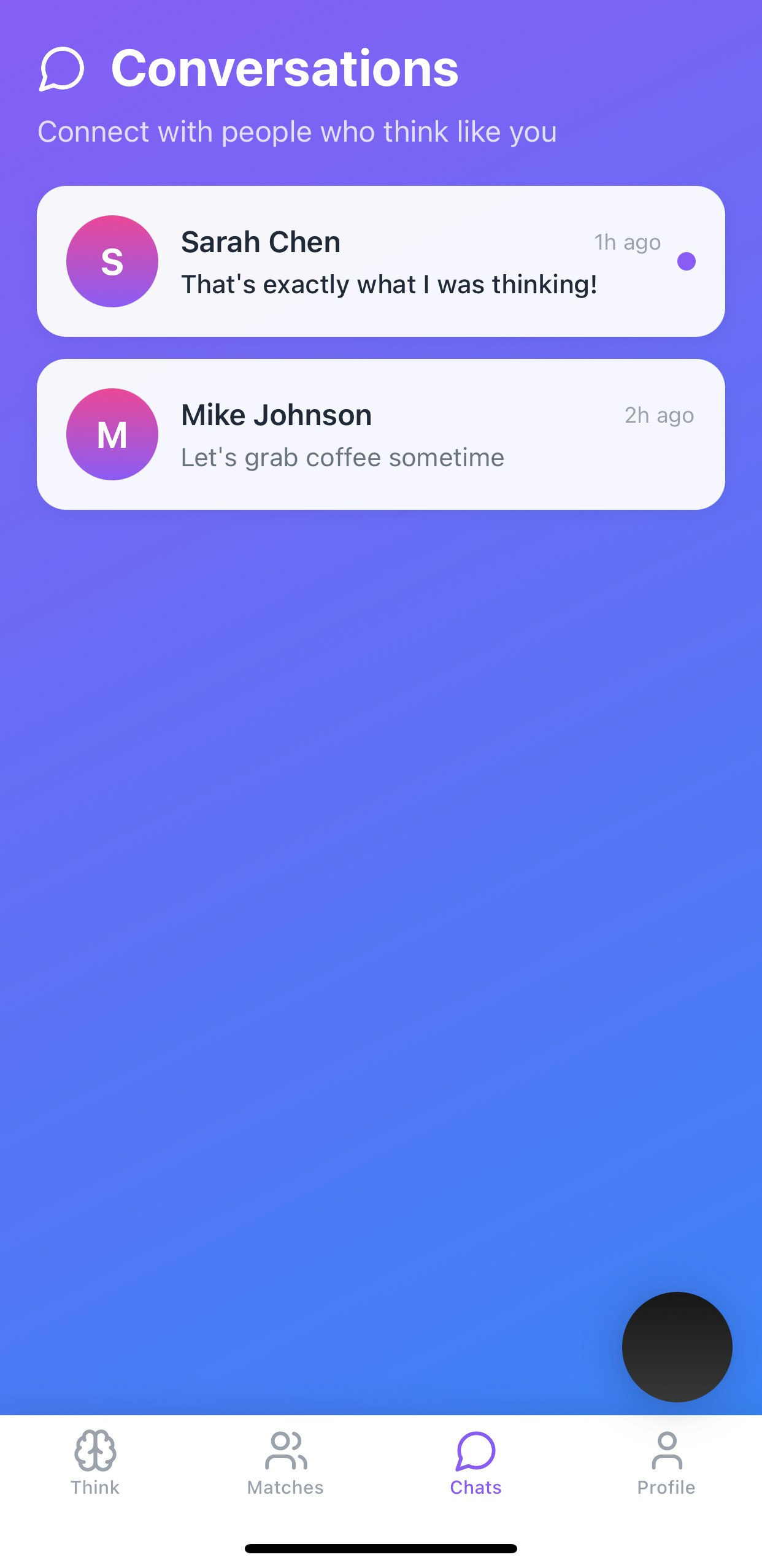 Think - Screenshot 3 showing product features and functionality