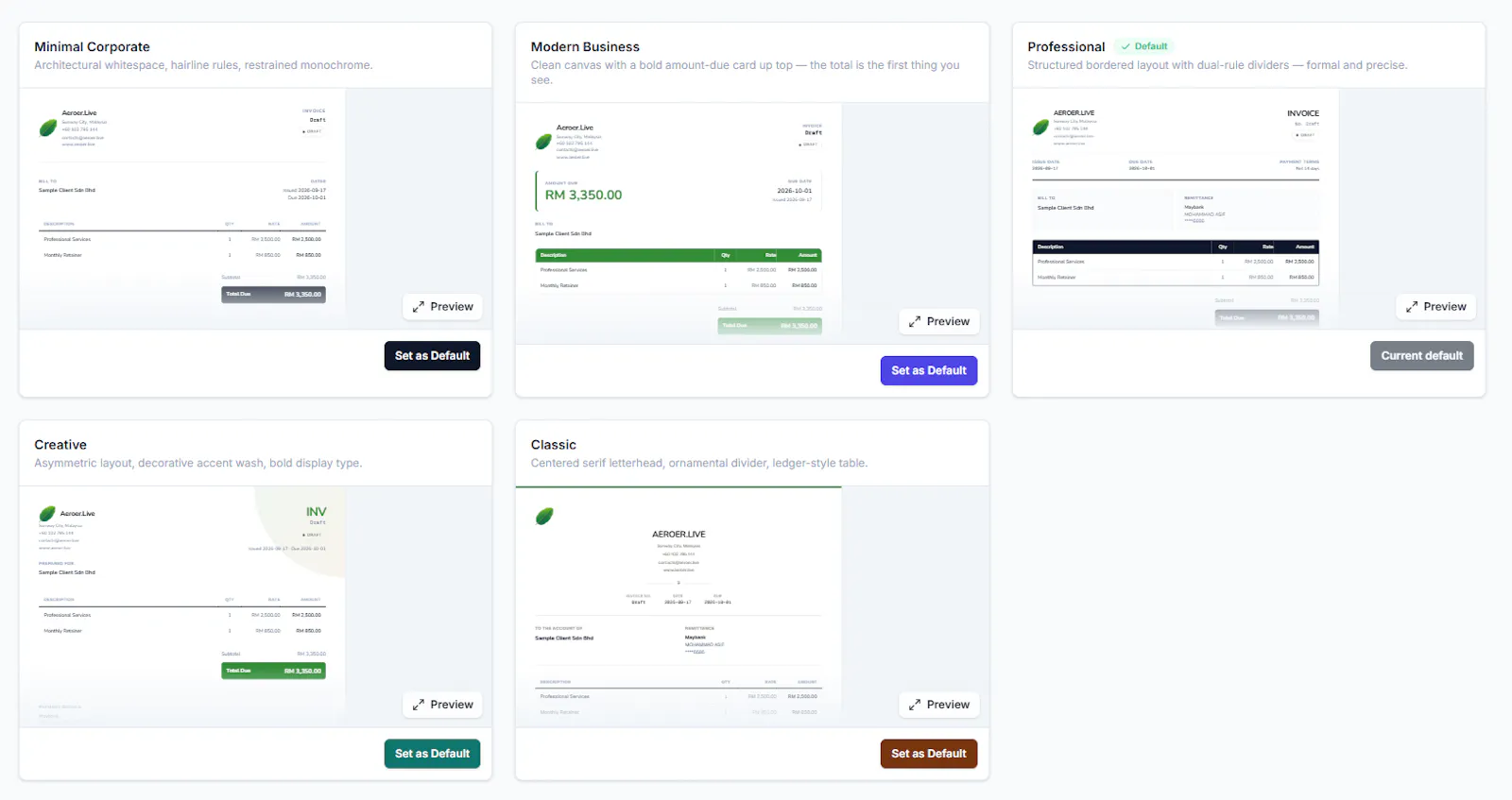 Invoice OS screenshot 7