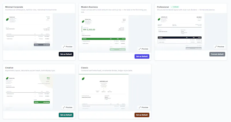Invoice OS screenshot 7