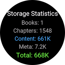 WristTale(Novel/Text Reader for Garmin) gallery image