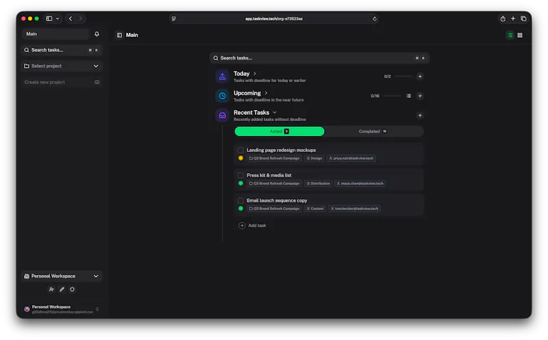 TaskView screenshot 7