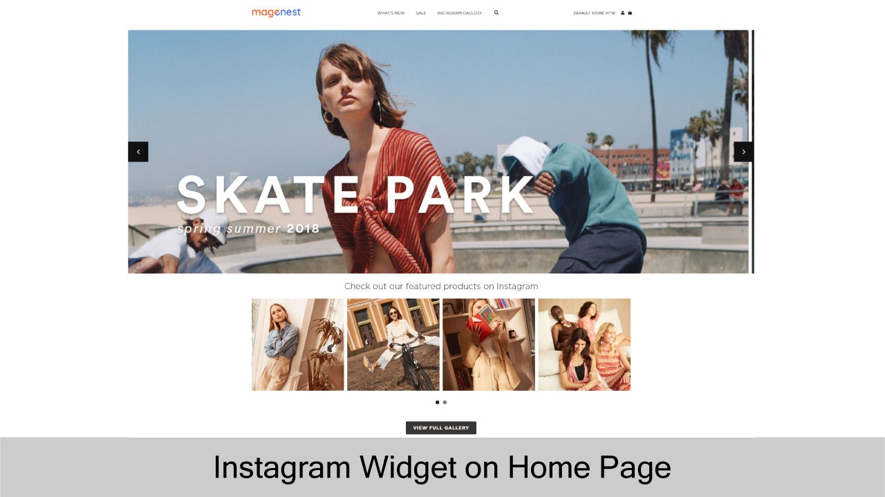 Magento Instagram Extension gallery image
