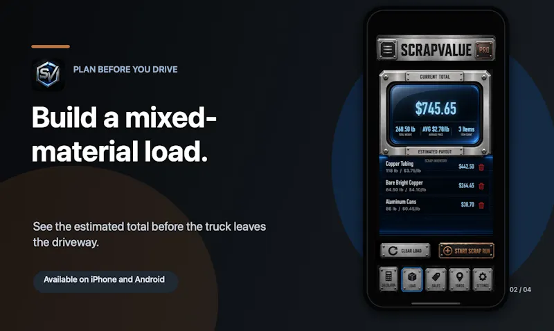 ScrapValue screenshot 2