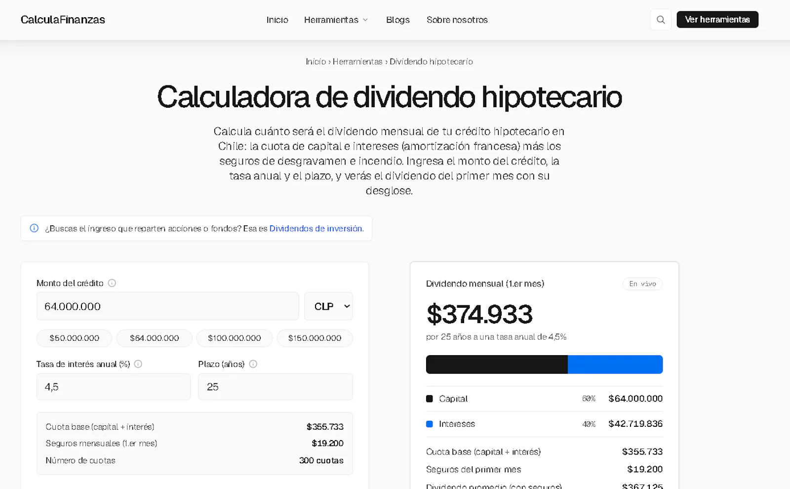 CalculaFinanzas screenshot 4