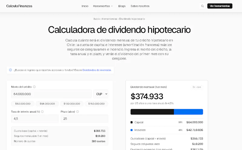 CalculaFinanzas screenshot 4