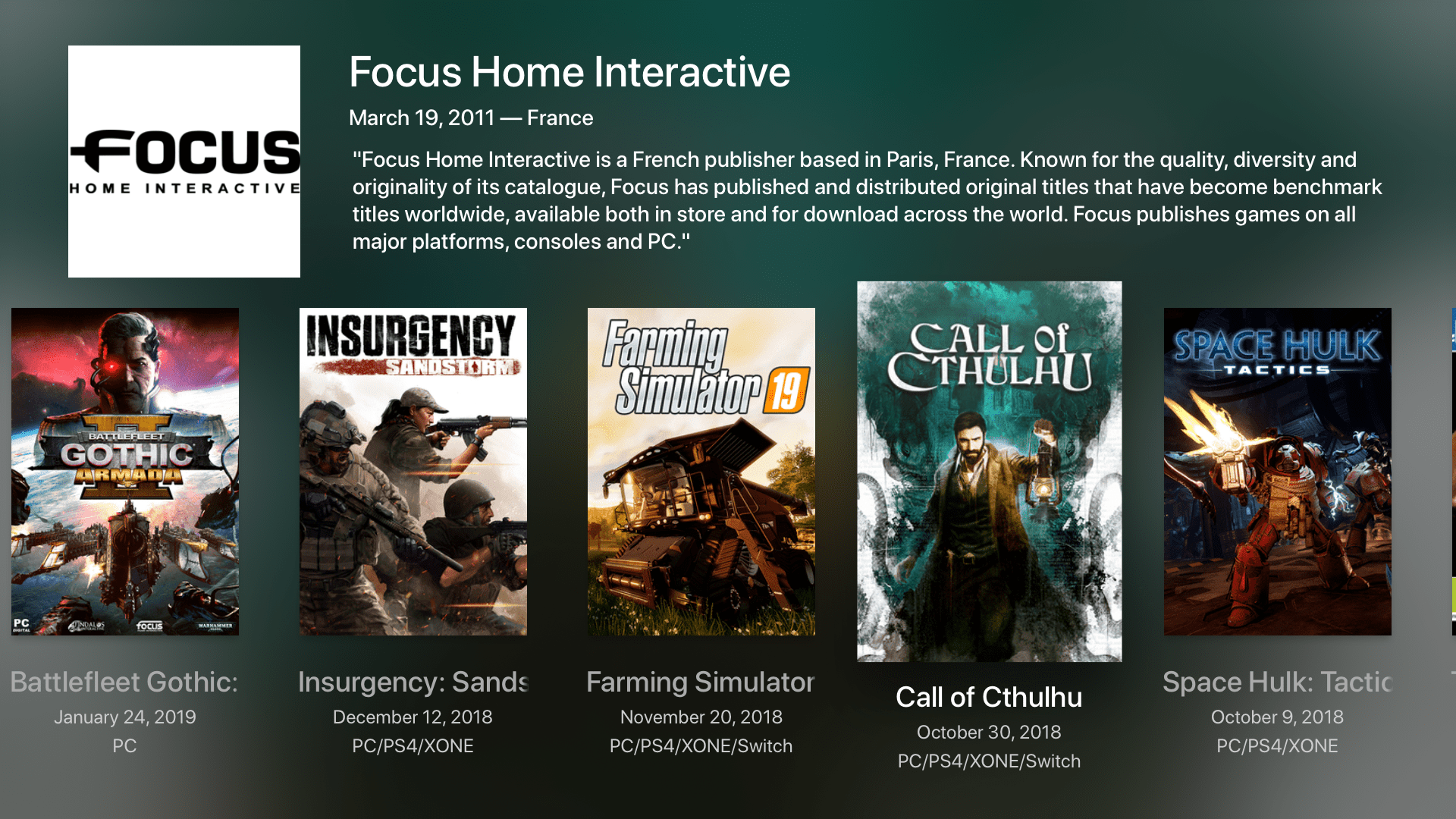 Game Trailers - Apple TV gallery image