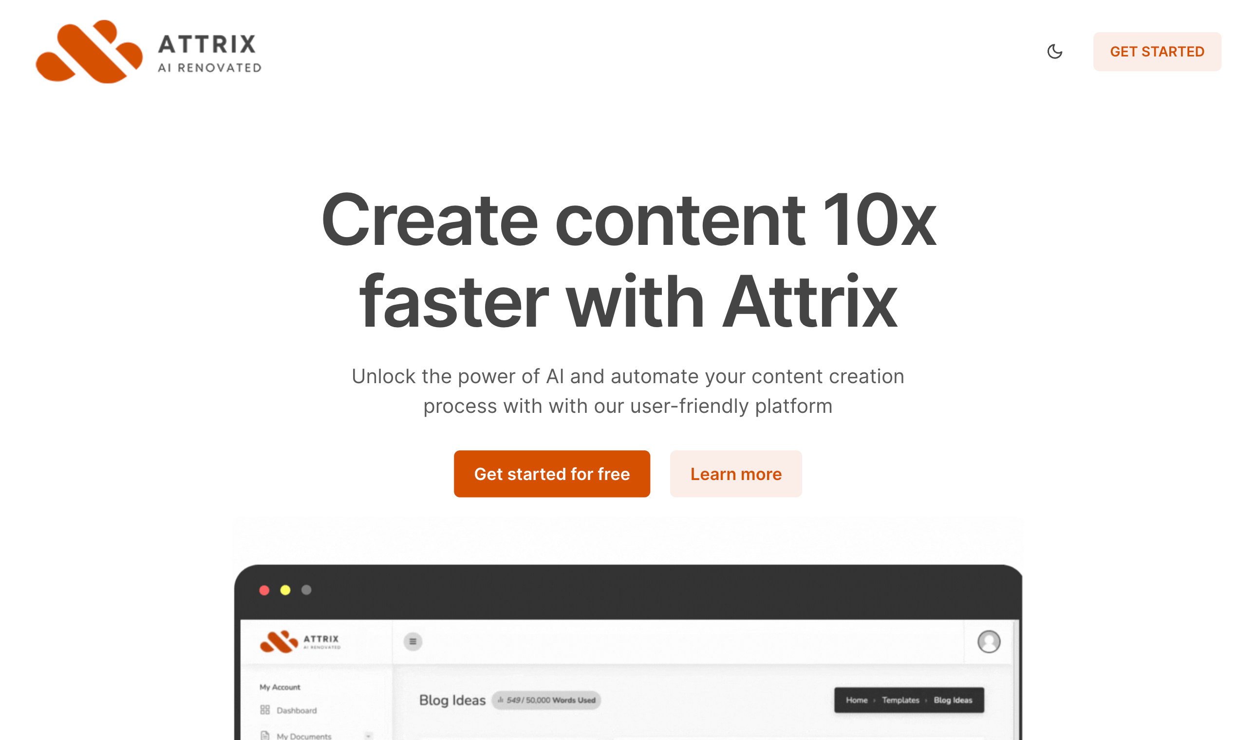 Attrix.ai - Rivoluzionare il tuo processo di creazione di contenuti con attrix.ai media 2