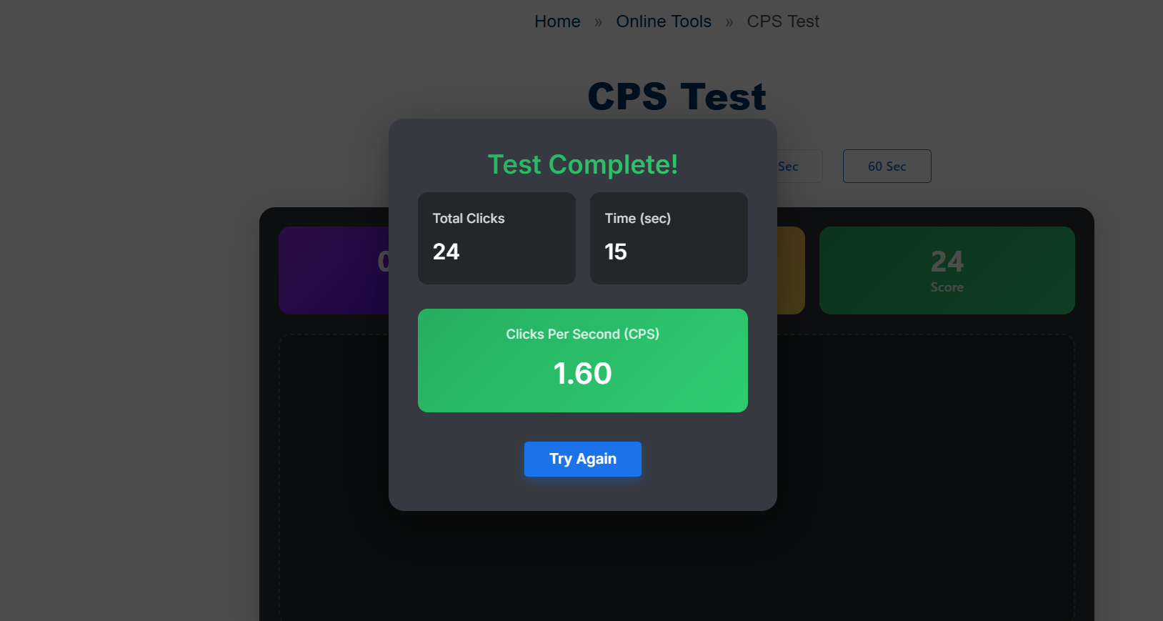 CPS Test – Click Speed Challenge gallery image