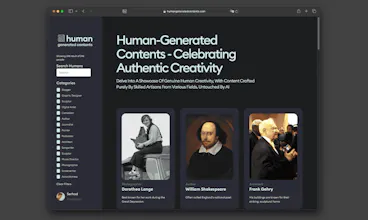 Human-Generated Contents gallery image