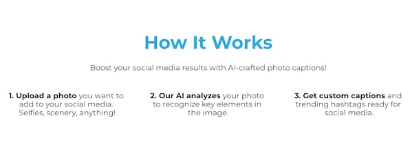 Effortlessly share your story and stand out on any platform with our AI-generated photo captions and trending hashtags