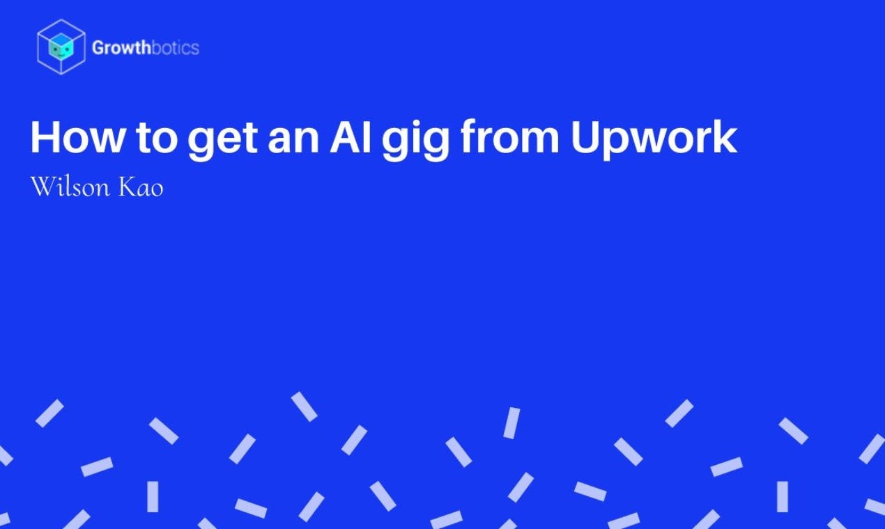 How to get an AI gig from Upwork media 1