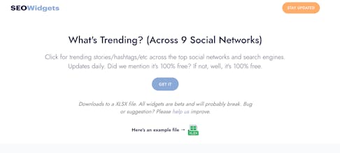 Social Trends Tracker gallery image
