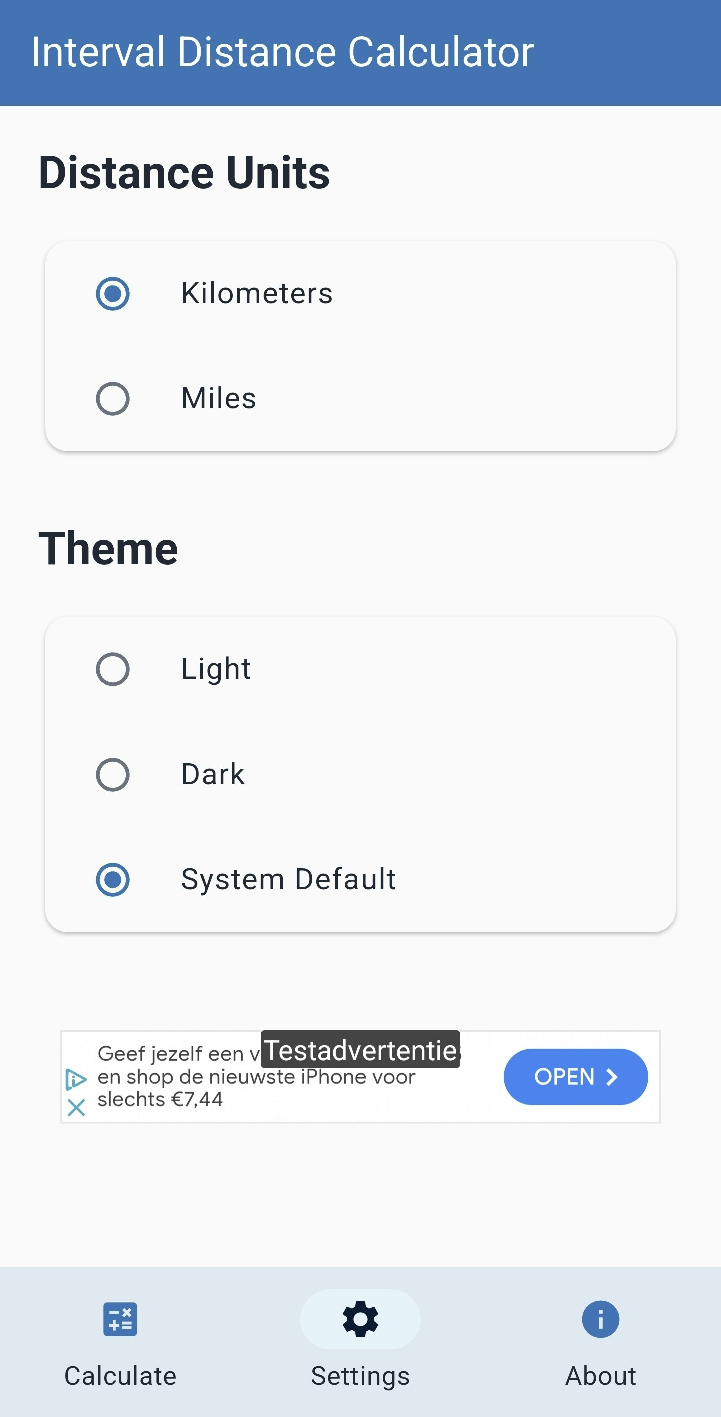 Interval Distance Calculator gallery image