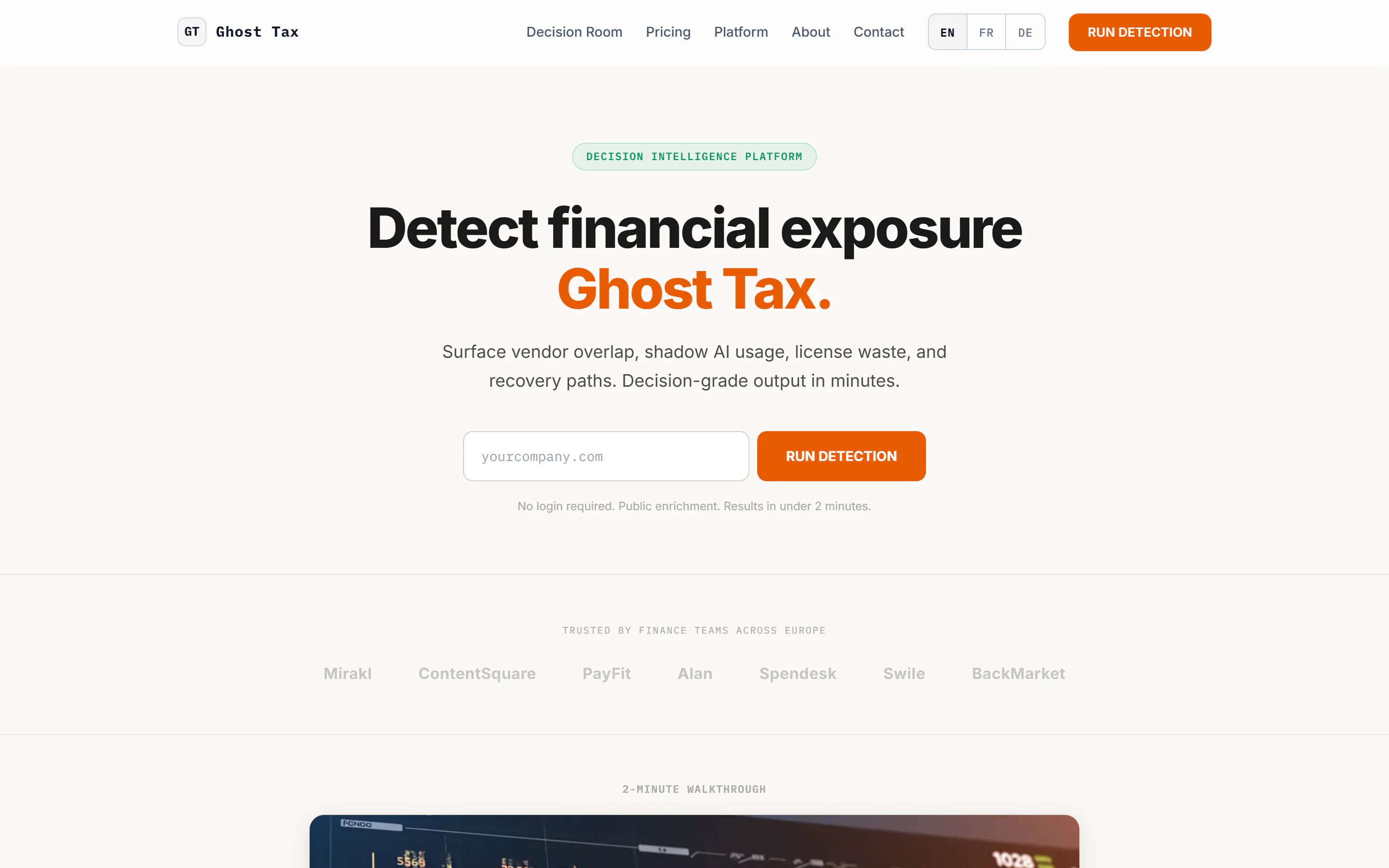 Ghost Tax のプロダクトバナー