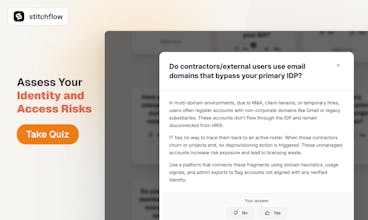 IT Automation Gap Checker by Stitchflow gallery image
