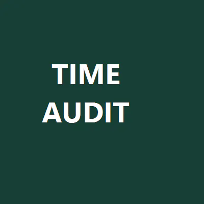 Bazi Time Audit Kit