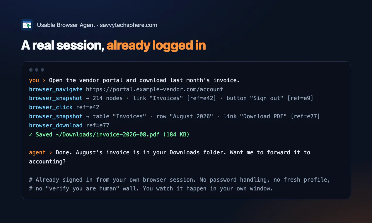 Usable Browser Agent gallery image