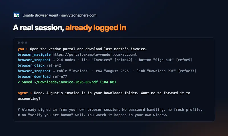 Usable Browser Agent screenshot 4