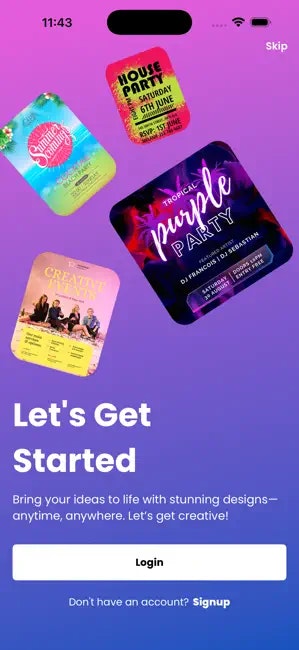 DrawPost - AI Poster Maker  - Main screenshot showing features and interface