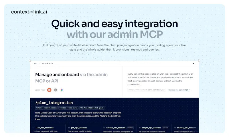 Context Link RAG API screenshot 4
