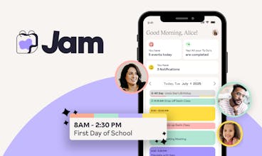 Jam Family Calendar for Back-to-School gallery image