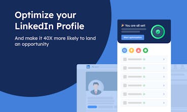 Careerflow LinkedIn Optimization Tool gallery image