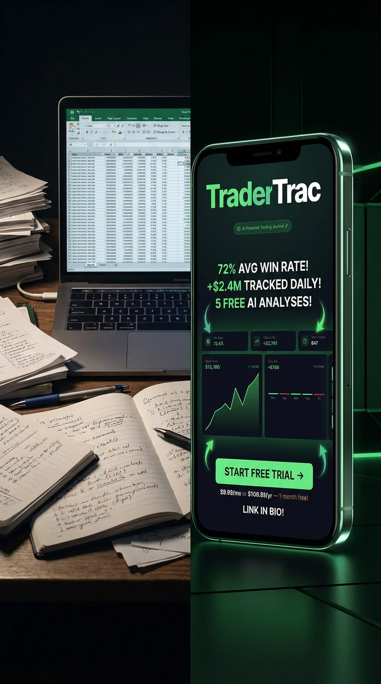 TraderTrac Ai Trading Journal - Screenshot 2 showing product features and functionality
