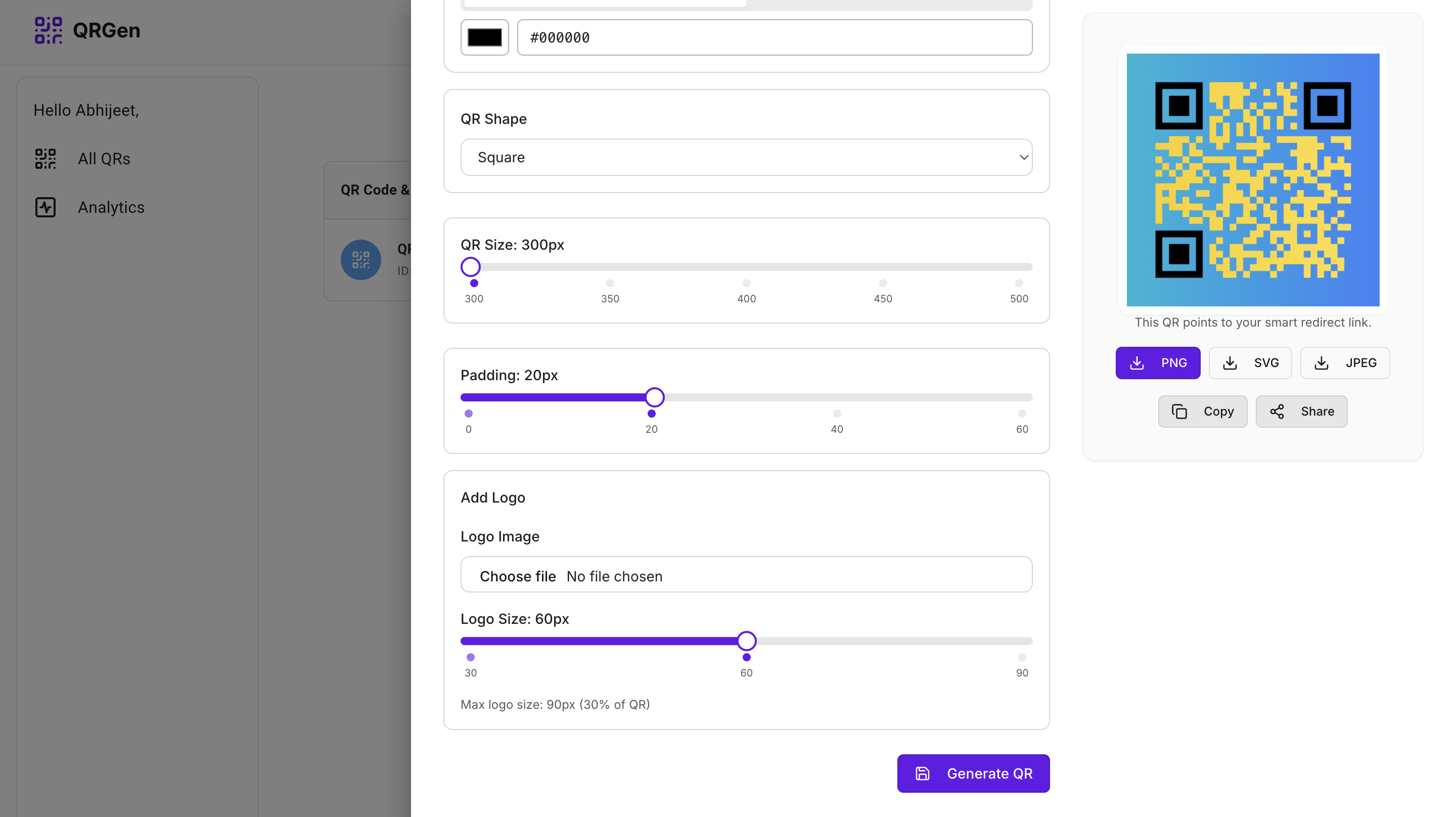 Dynamic QR Code Generator gallery image
