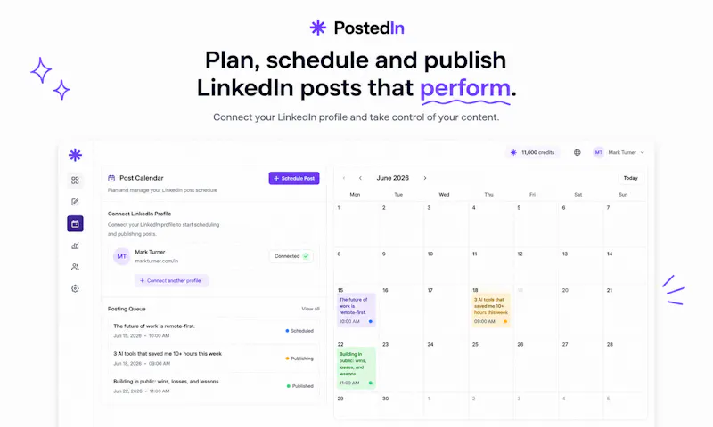 PostedIn – AI LinkedIn Content Tool screenshot 3