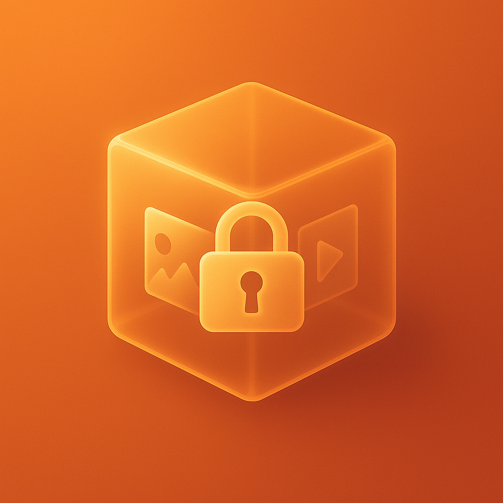 iLockBox - Product Hunt launch logo and brand identity