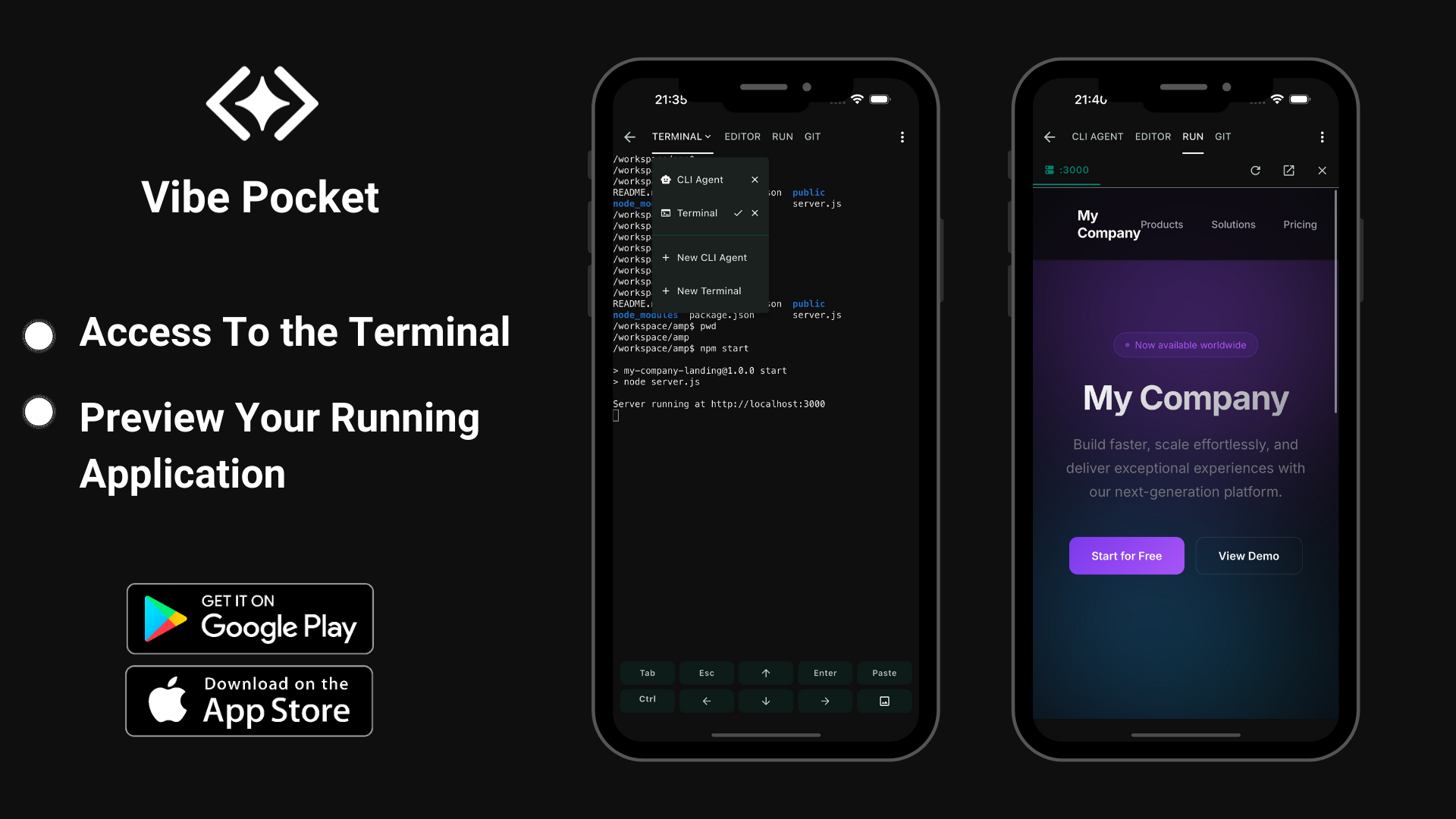 Vibe Pocket - Screenshot 3 showing product features and functionality