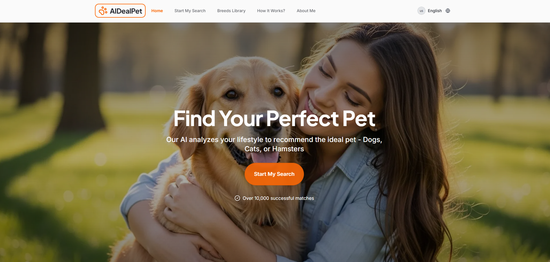 AIDealPet.com - Main product screenshot demonstrating key features and user interface