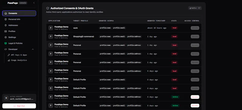 Passpage screenshot 6