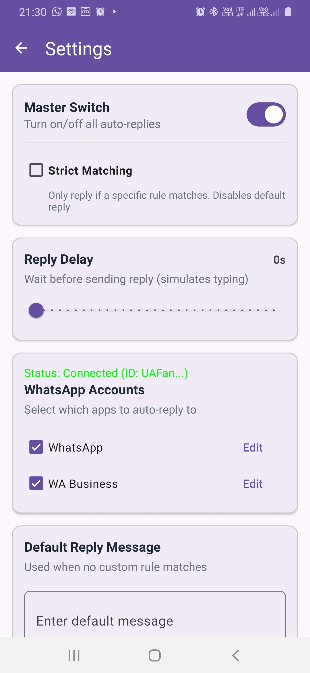 AutoReply Pro+ - WhatsApp Auto Reply gallery image