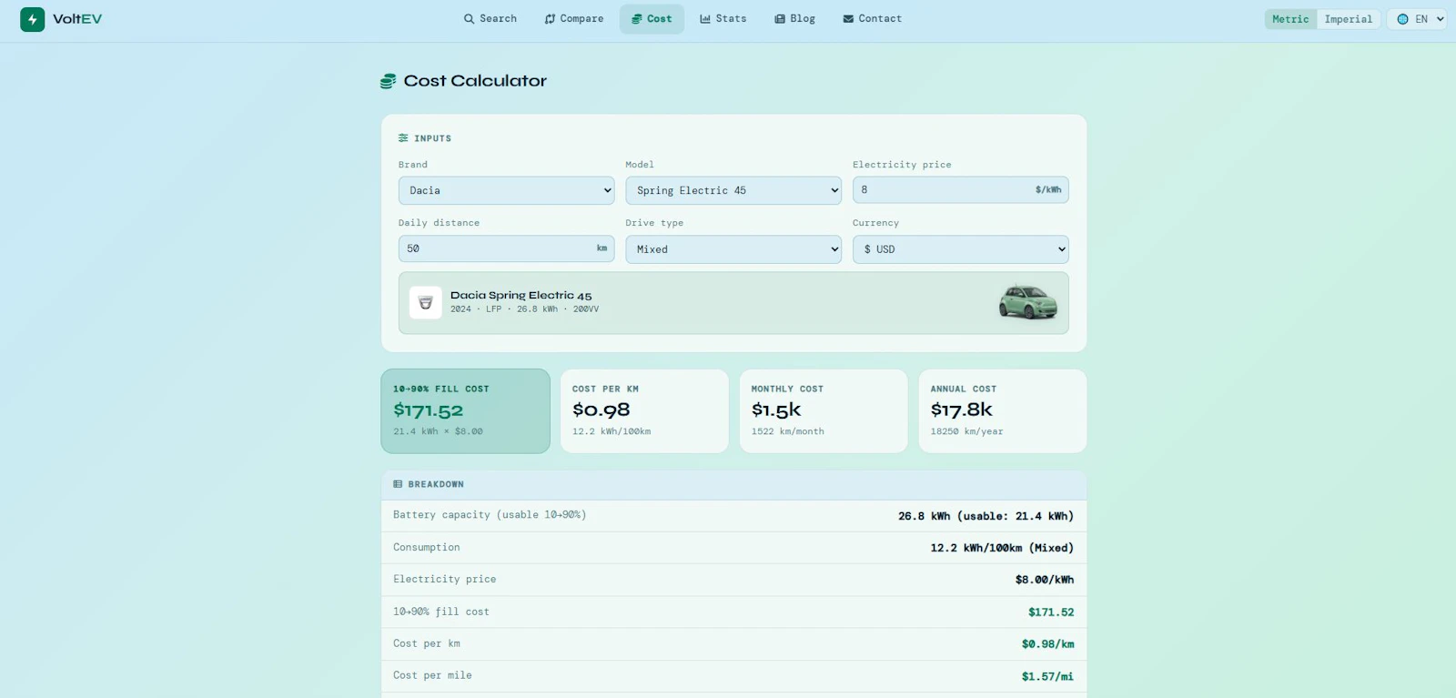VoltEV screenshot 3