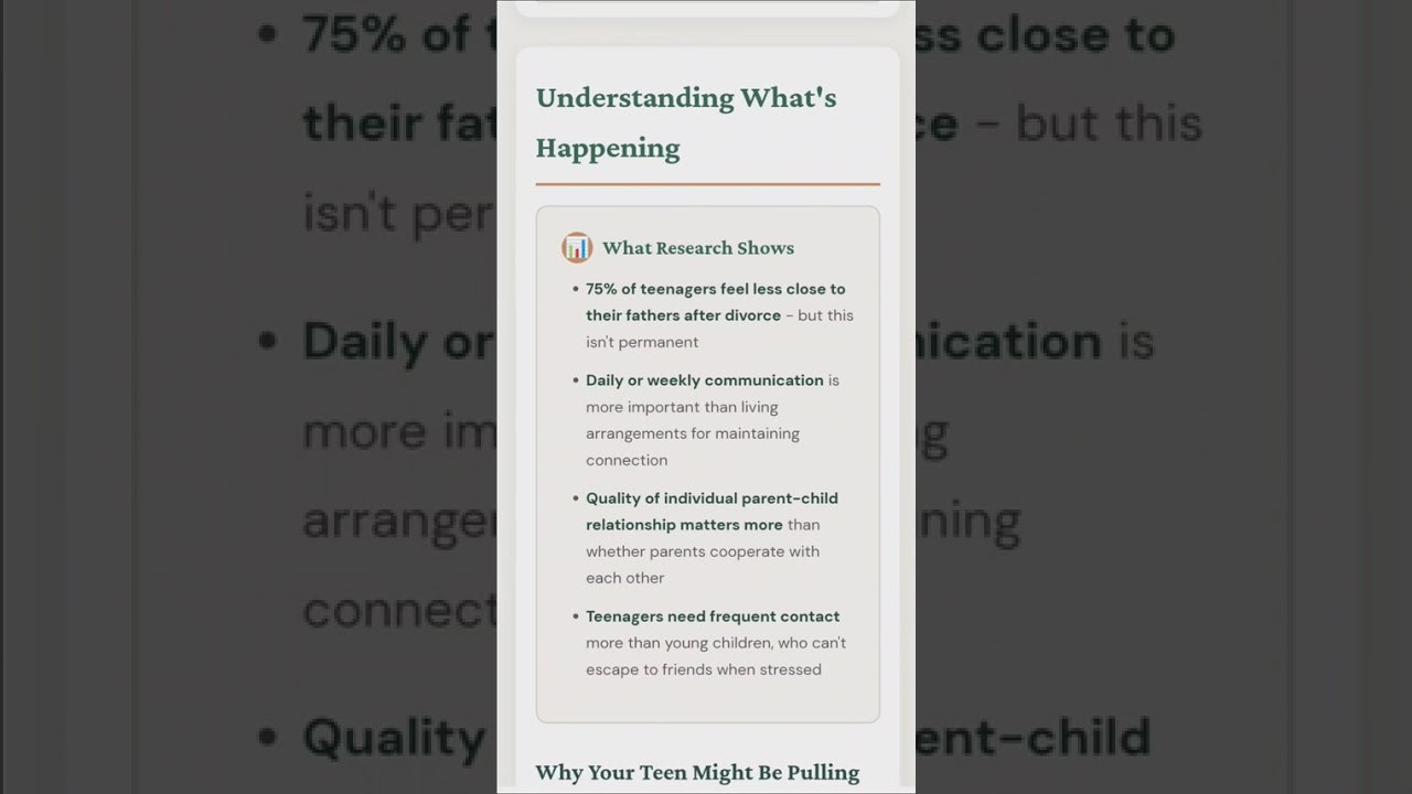 Dads Guide to Reconnecting with Teens gallery image