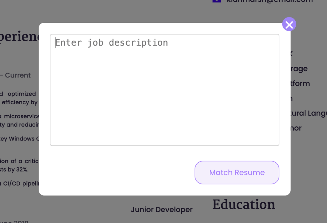 Aicvpro - İş arayanlar için AI ile çalışan CV Builder medya 5