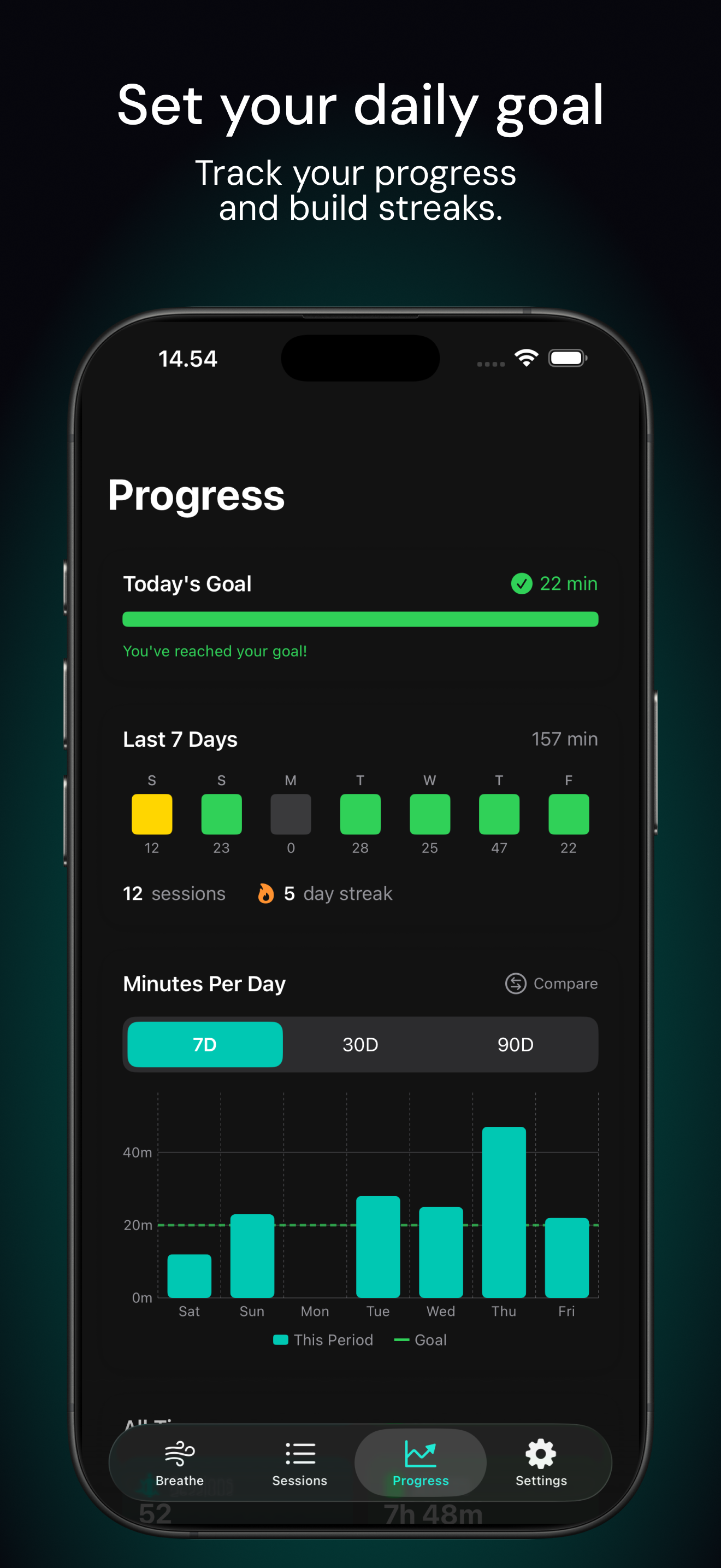 Pust Focus - Haptic Breathing App - Screenshot 4 showing product features and functionality