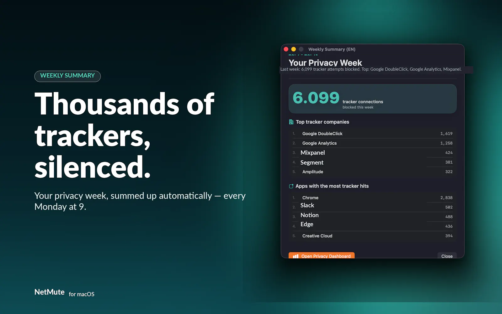 NetMute: Block Tracker for Mac screenshot 7