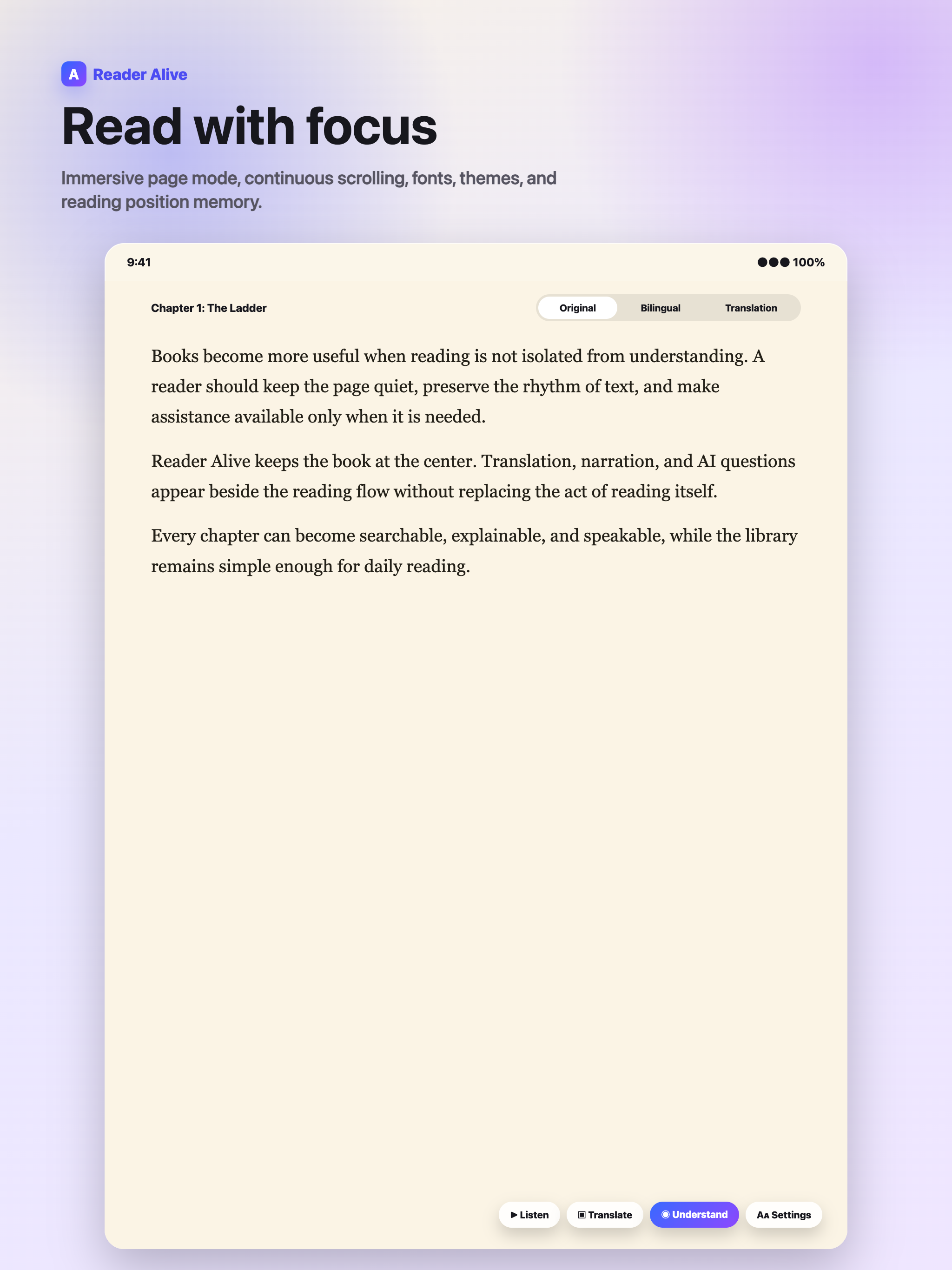 Reader Alive gallery image