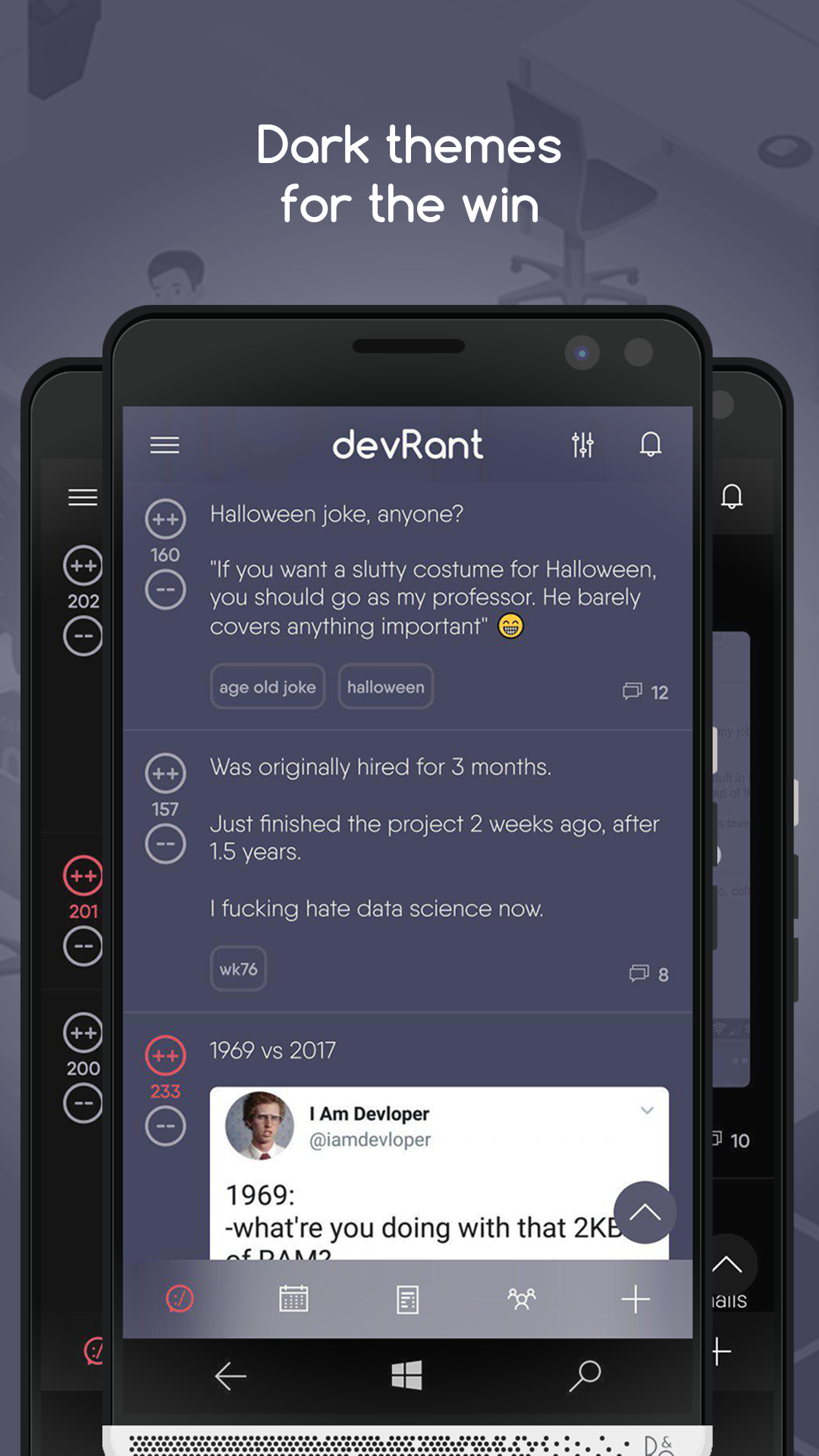 devRant unofficial UWP gallery image