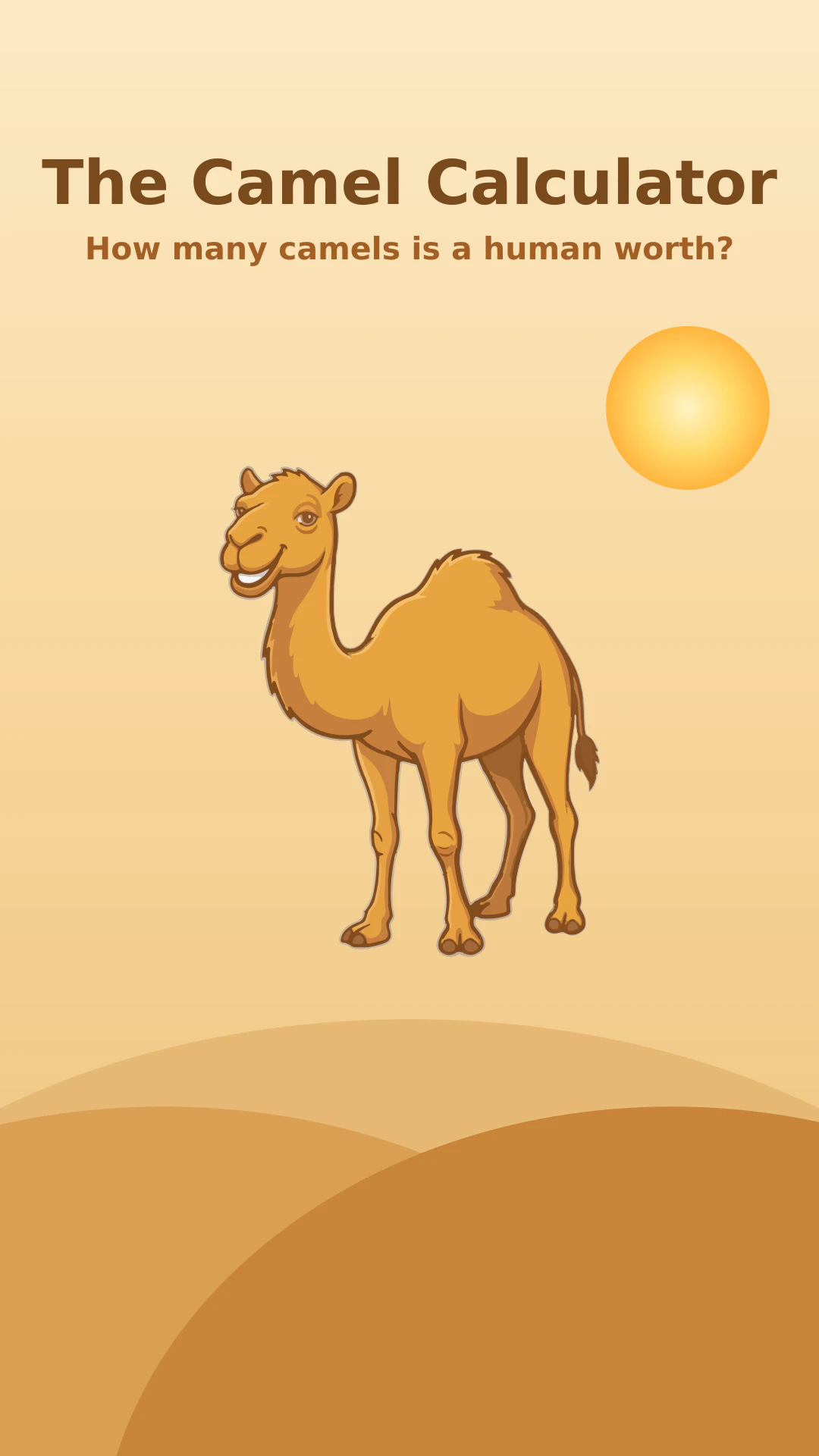 The Camel Calculator - AI Look Rater 截图 2