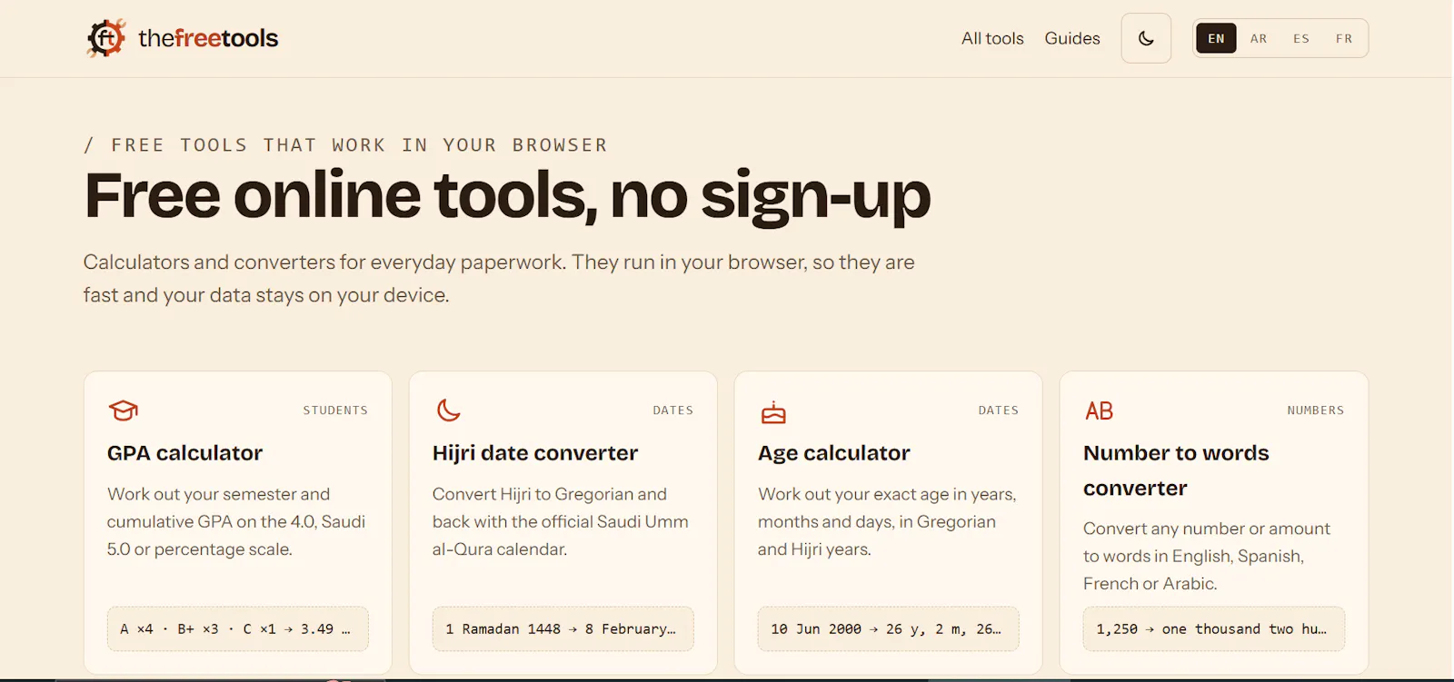 thefreetools screenshot 3