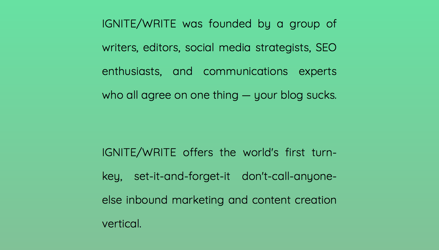 IGNITE / WRITE gallery image