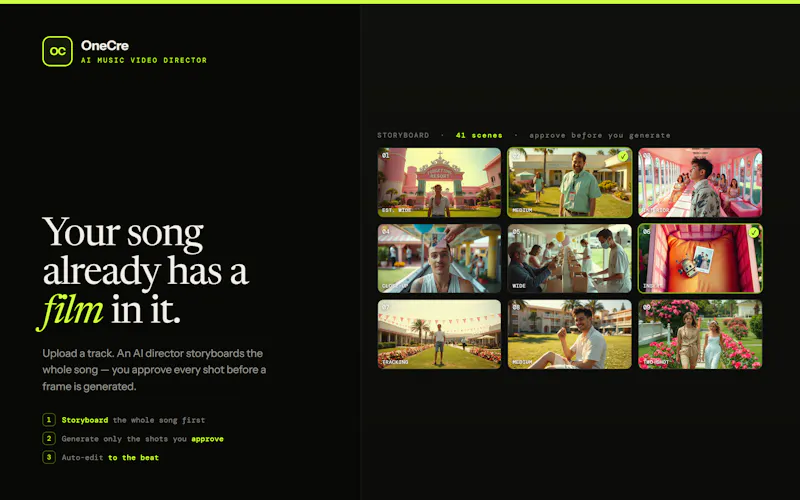 OneCre screenshot 2