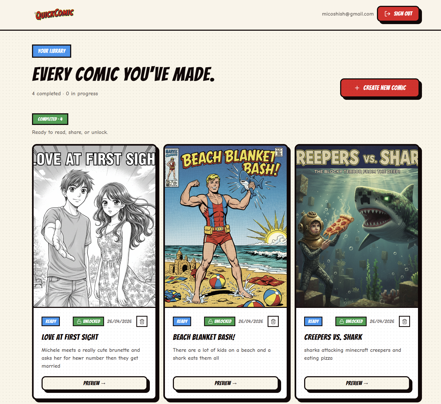 QuickComic gallery image